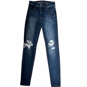 American Eagle Ne(x)t Level Stretch Hi-Rise Jeggings Size 0